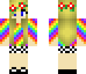 rainbow black and white