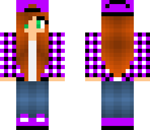 tomboy purple girl