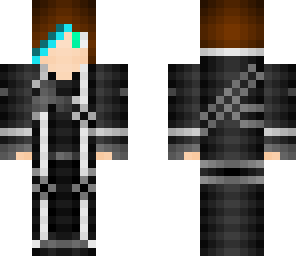 kirito alo brunette blue streak cosplayer