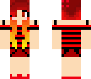 red cute girl