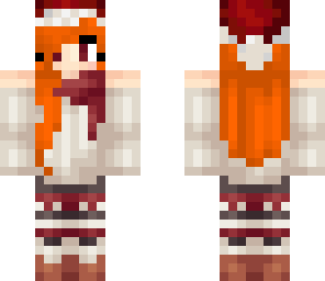 redhead winter outfit