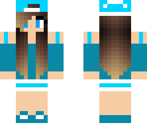 blue tomboy girl