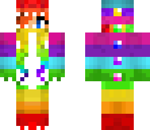 rainbow dinosour