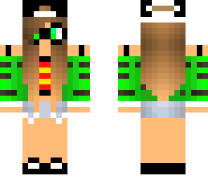 mint tiger tomboy supergirl with glasses