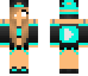 cute youtube girl -herobrine edition-