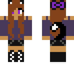 cat girl with bow