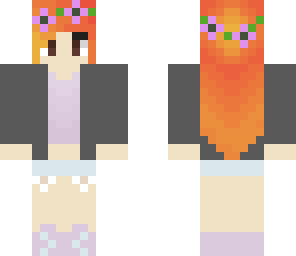 red haired flower girl