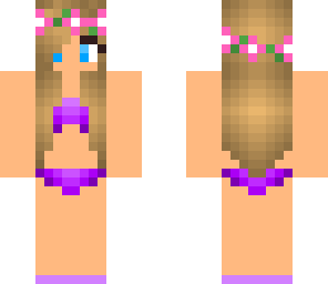 summer purple bikini chic