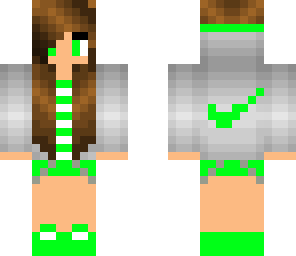 green nike girl