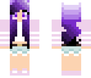 purple girly girl