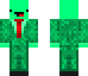 green derp in suit