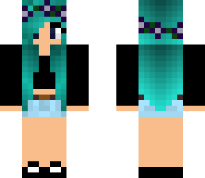 blue hair