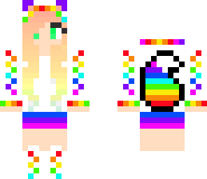 rainbow girl