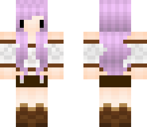 purple hair girl