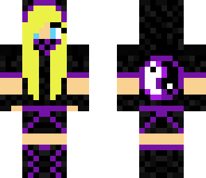 ninja girl purple