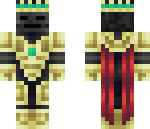 Wither Skeleton King Minecraft Skin
