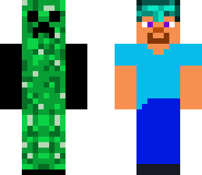 steve vs creeper
