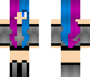 blue and purple