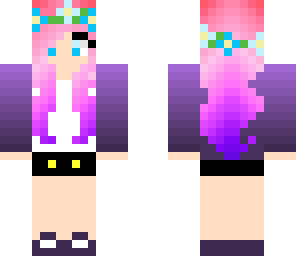 summer purple girl