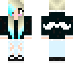 moustache girl