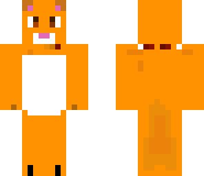 orange kawaii cat
