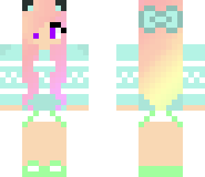 pastel wolf girl