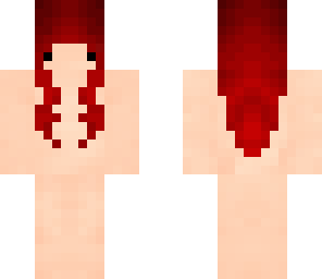 skin with red hair