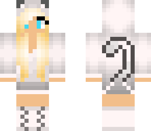white cat girl
