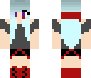 edited gamer girl blue hair