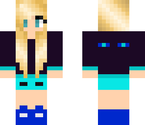 blue ender girl