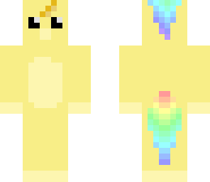 yellow unicorn