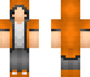 orange hoodie boy