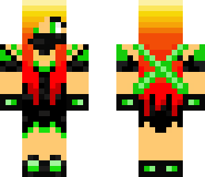 flame creeper ninja girl