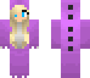 purple dino girl