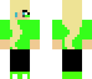green gamer girl