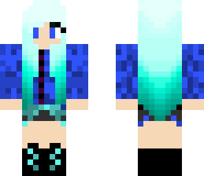 ice haired girl