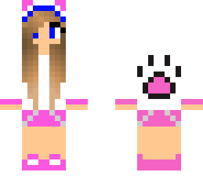 blue and pink puppy