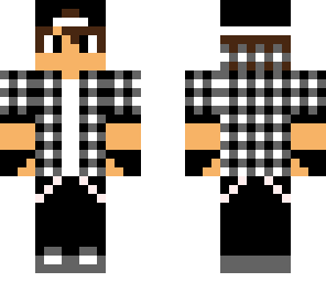 the real black checkered boy