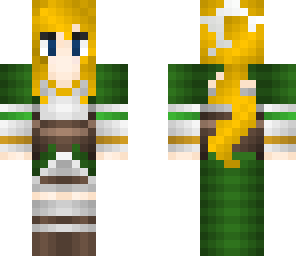 leafa alo blonde cosplayer