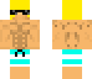 swimmer with glasses