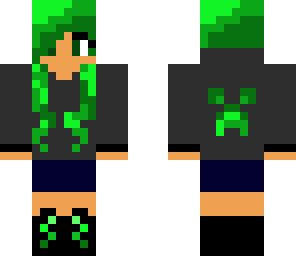 emrald creeper girl