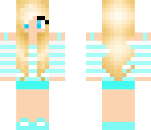prettty blue girl