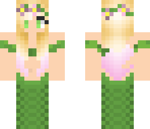 green mermaid