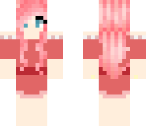 pink anime girl