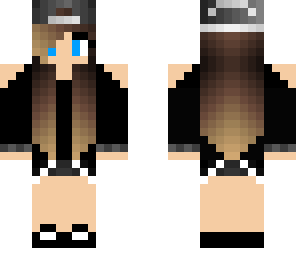 kaitlovemc black shirt girl skin