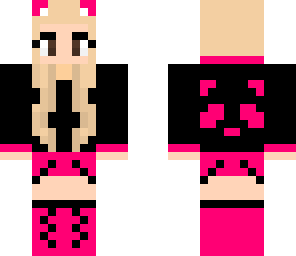 panda girl pink