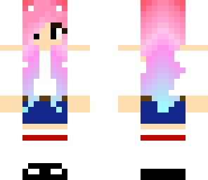 pink wolf girl