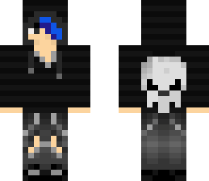 emo blue boy