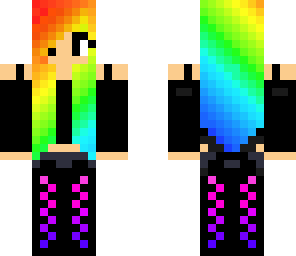 rainbow goth