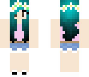 blue hair girl